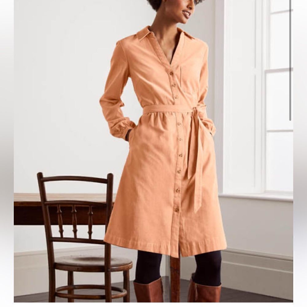 Boden Olympia Corduroy Shirt Dress 20-22L